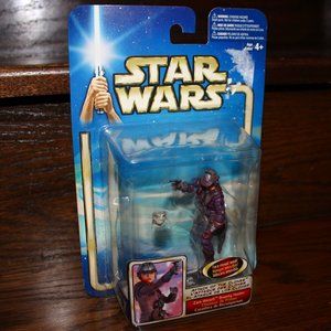 3/$55❤️Star Wars Attack of the Clones Zam Wesell 2002 Hasbro action figure